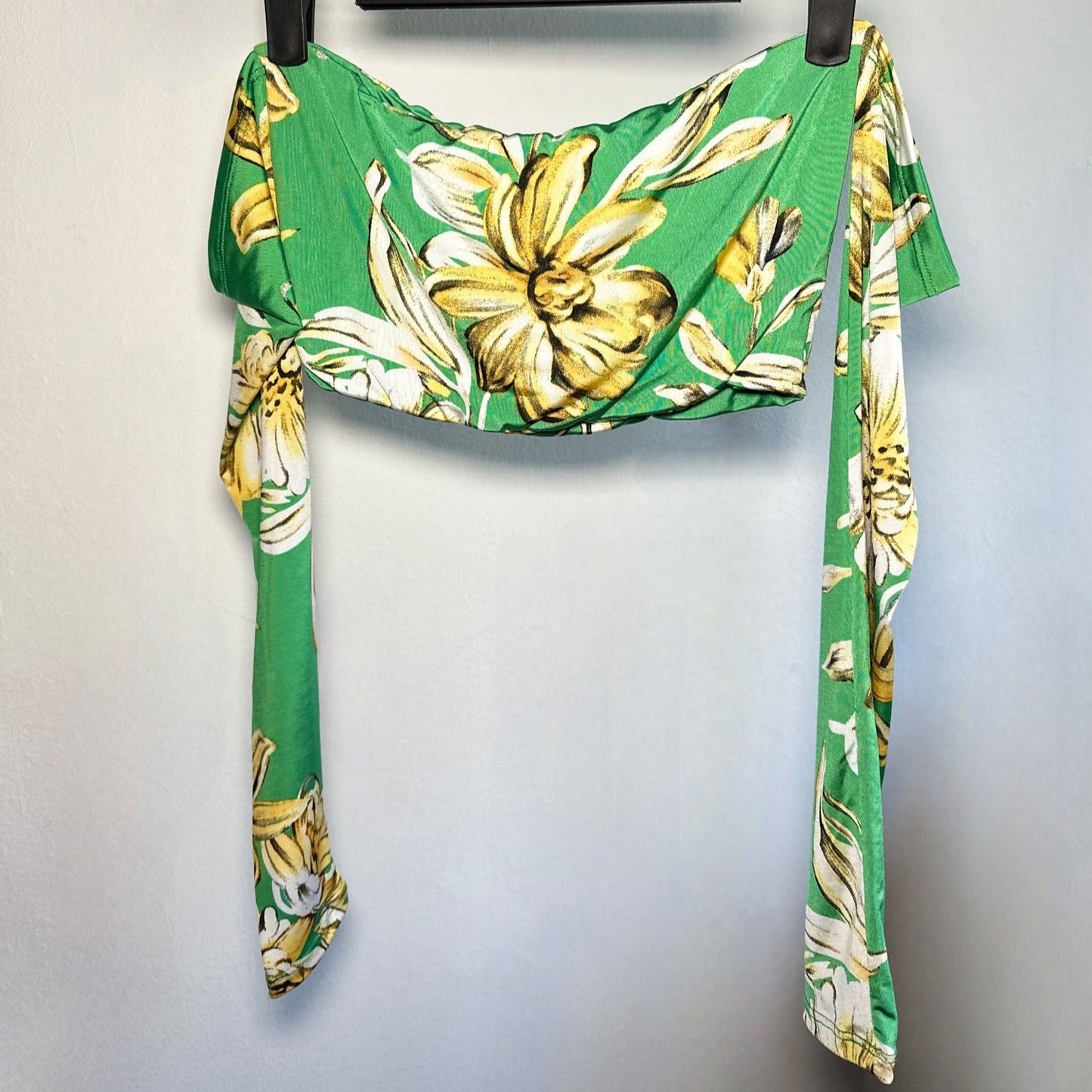 Top Eli Flower Long with removable Ribbon