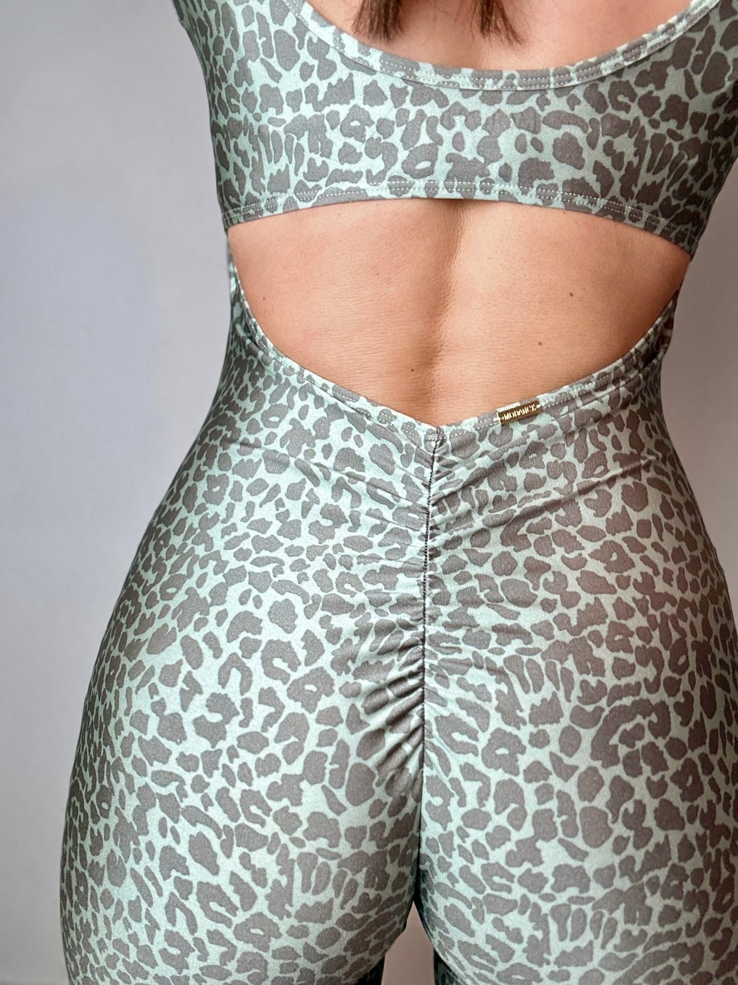 Jumpsuit Short (Animal Print)