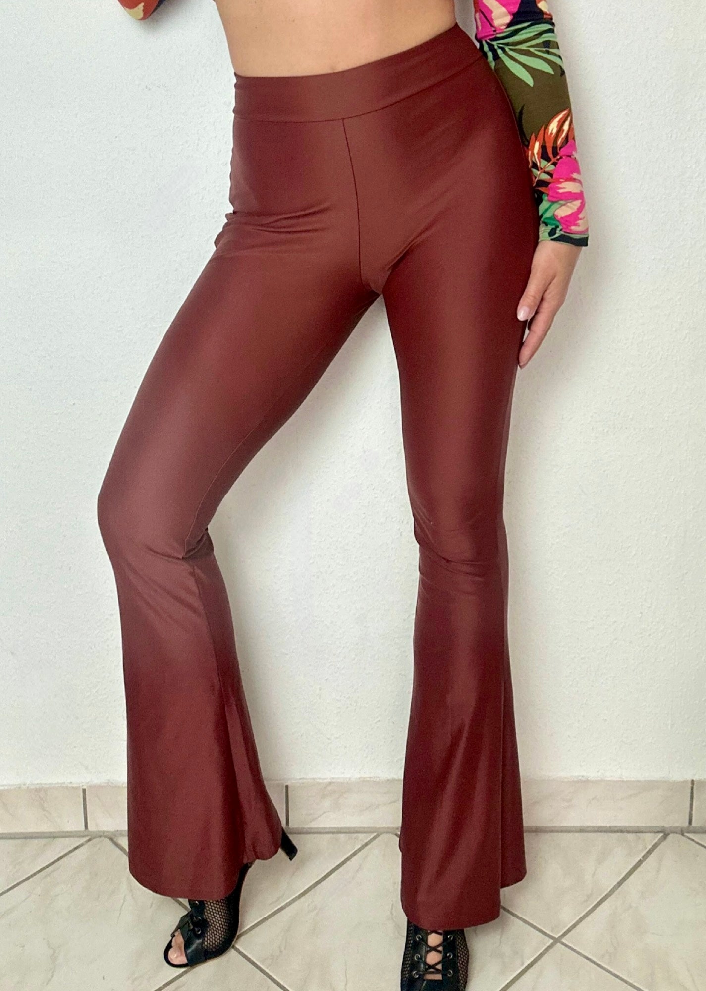 Flared Scrunch Pants