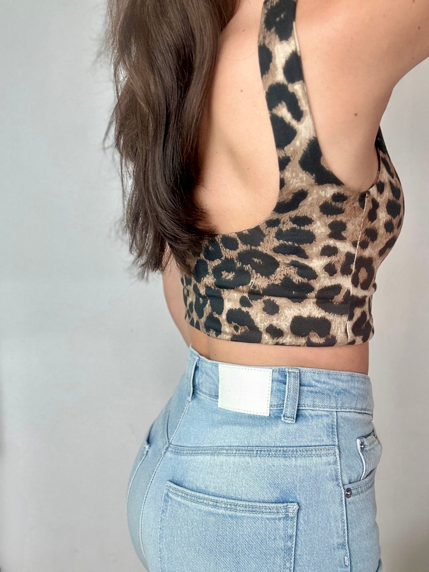 Bliss Top Leo Print