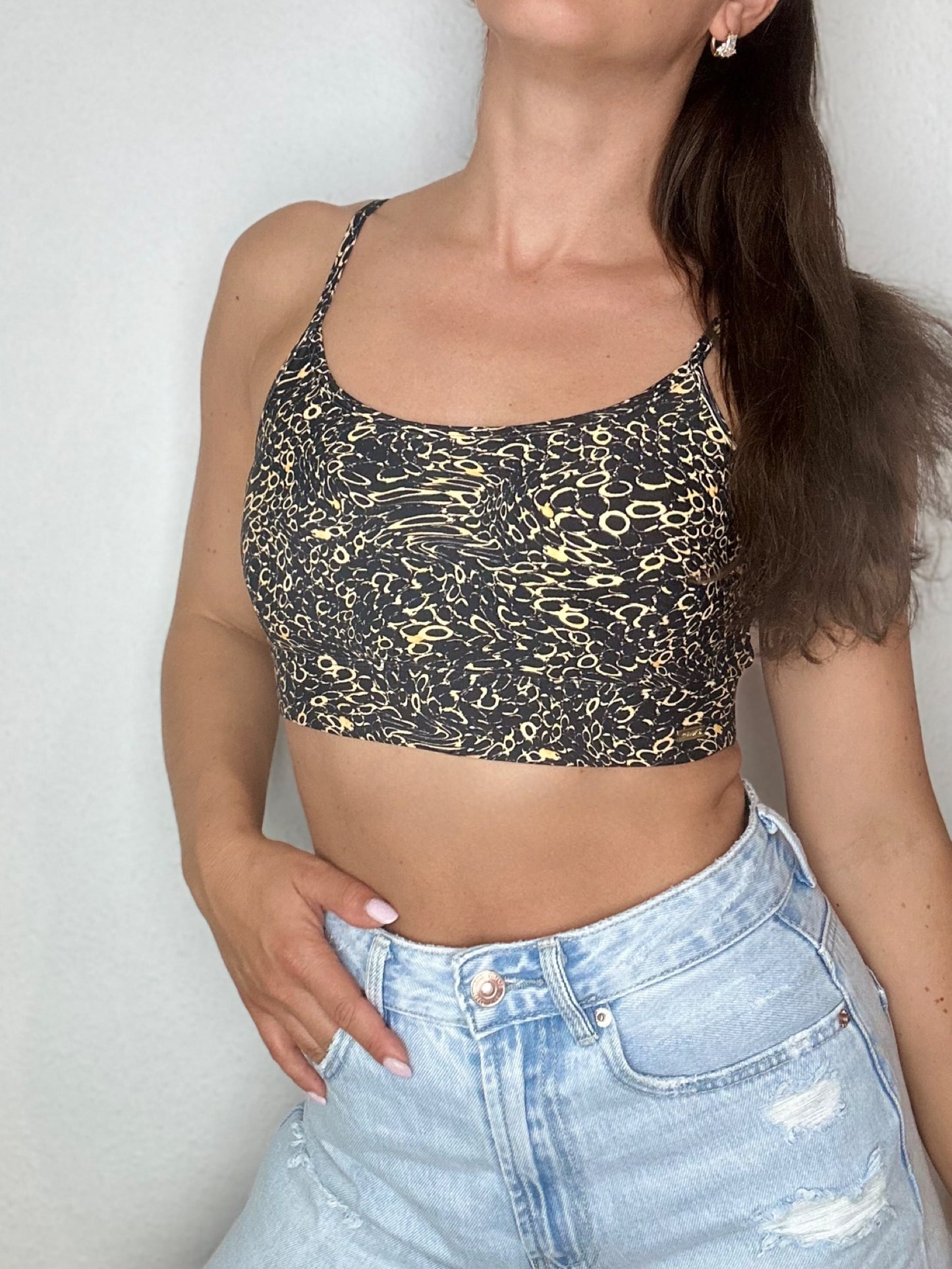 Bralette Top Animal Print