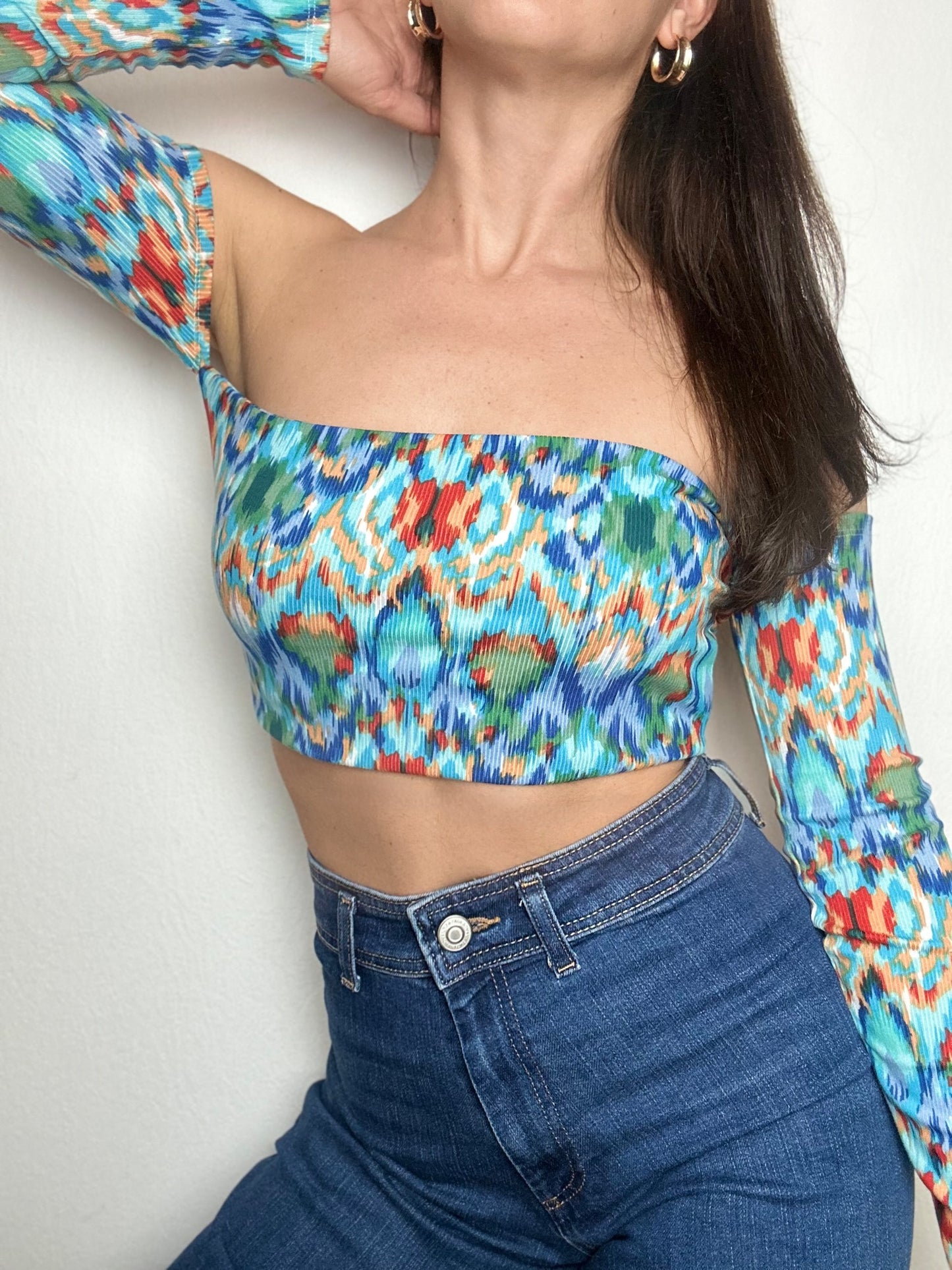 Top Eli Rib Inca Long with removable Ribbon (high strech)
