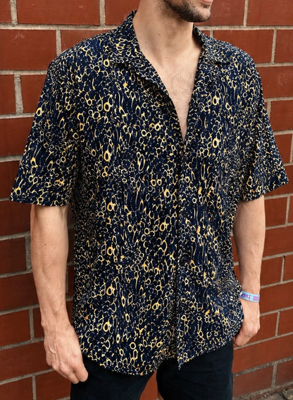 Men's Dance Shirt Prints Multicolor