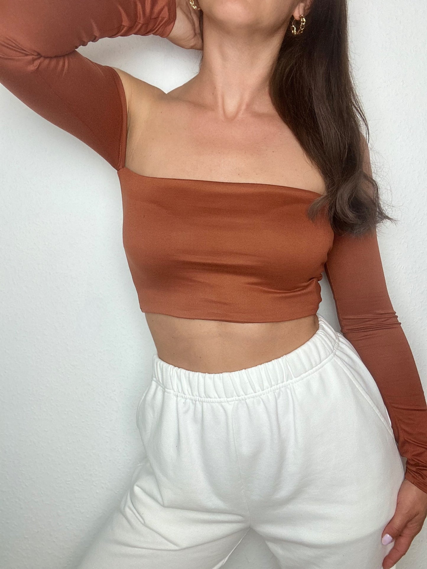 Top Eli One-Color Long with removable Ribbon