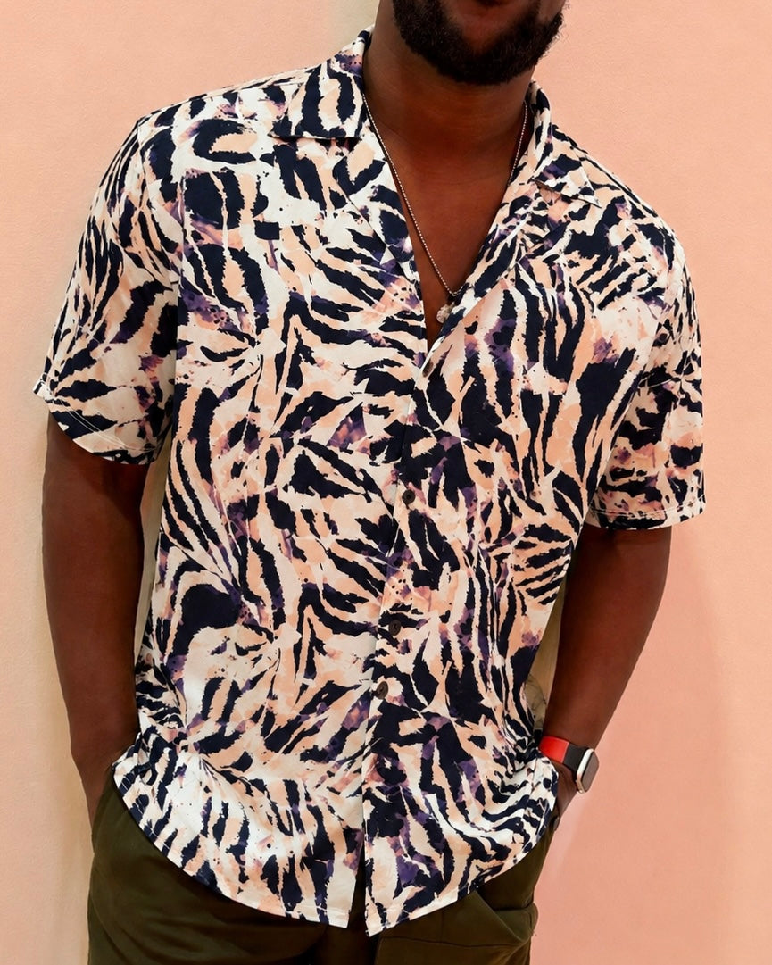 Men's Dance Shirt Prints Multicolor
