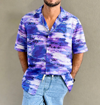 Men's Dance Shirt Prints Multicolor