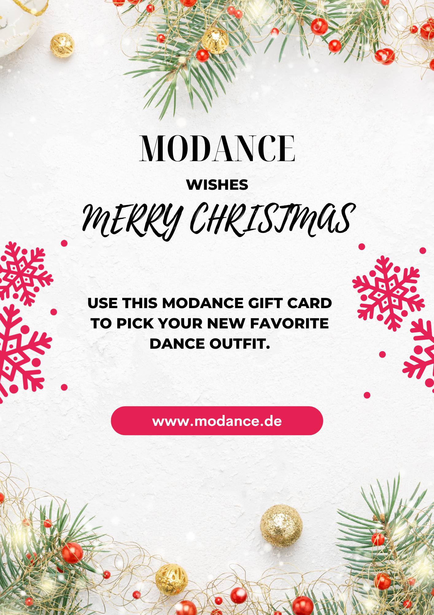 MODANCE Gift Card