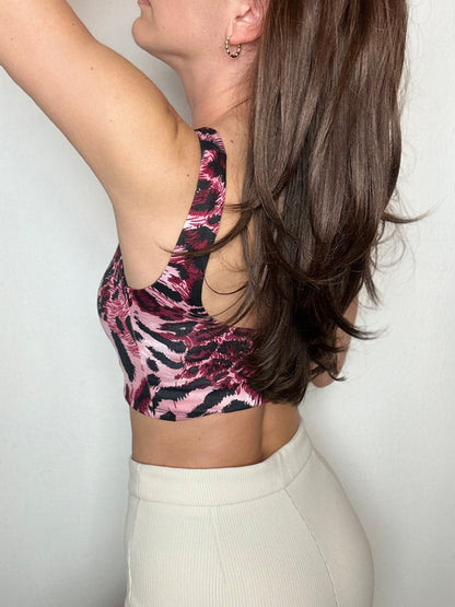 Bliss Top Tiger Print
