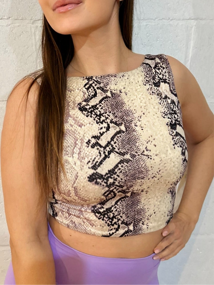 Bliss Top Snake Print