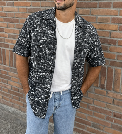 Men's Dance Shirt Prints Multicolor