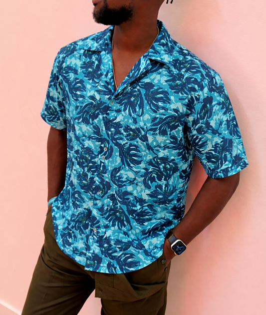 Men's Dance Shirt Prints Tropical