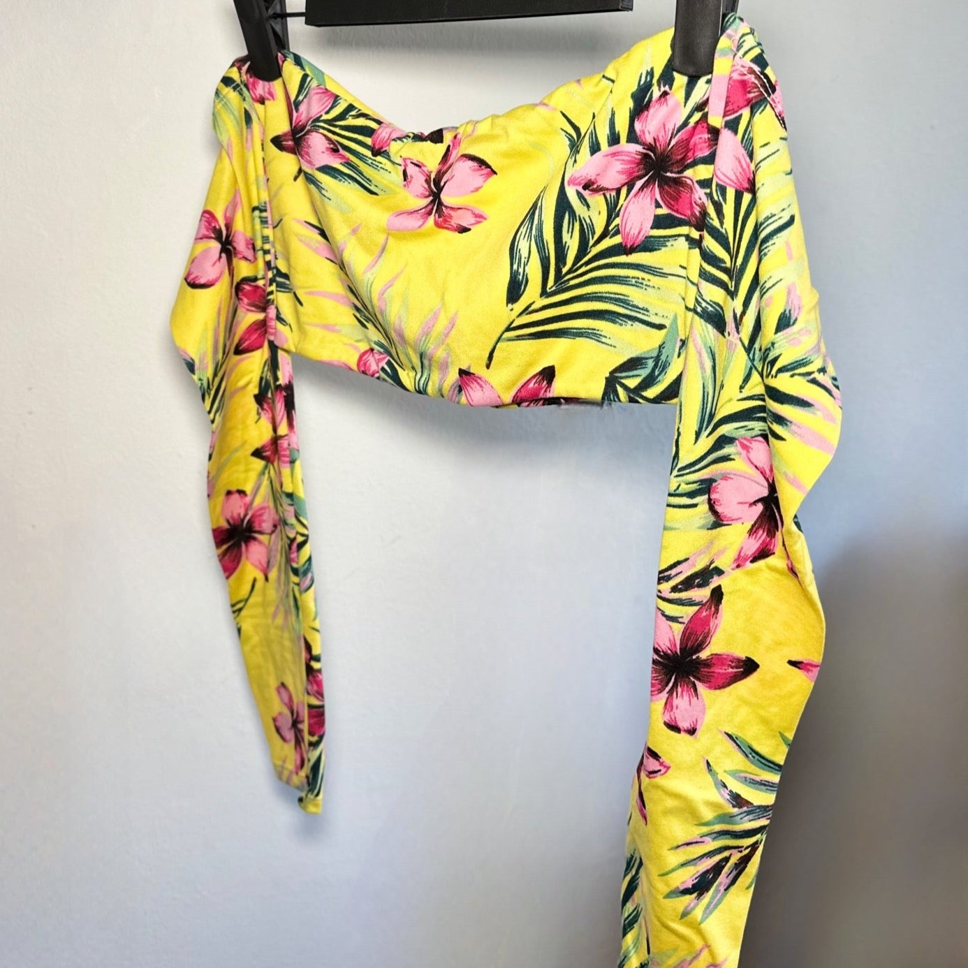 Top Eli Flower Long with removable Ribbon