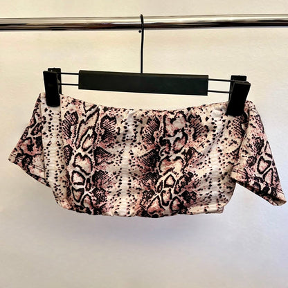 Top Eli Snake Short with removable Ribbon