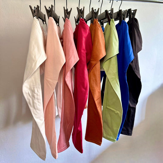 Top Eli One-Color Long with removable Ribbon