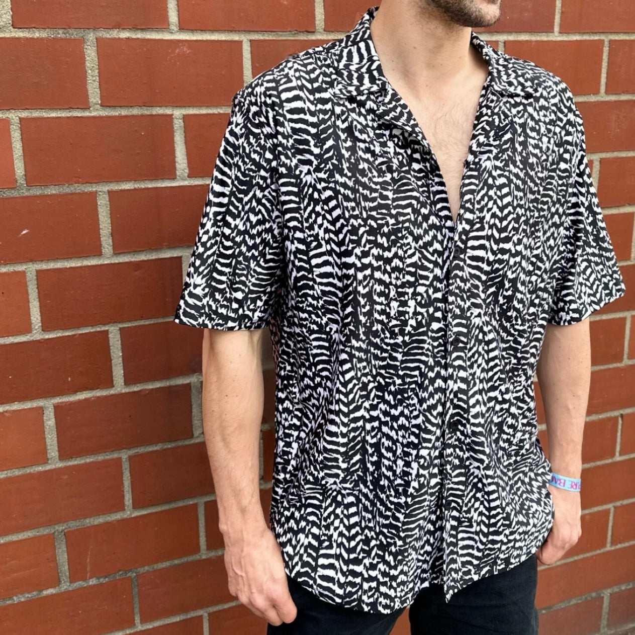 Men's Dance Shirt Prints Multicolor