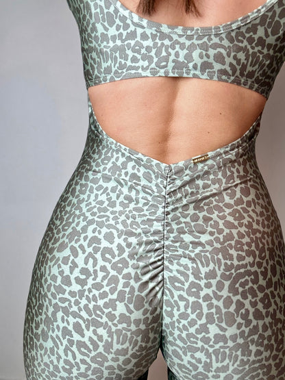 Jumpsuit Short (Animal Print)