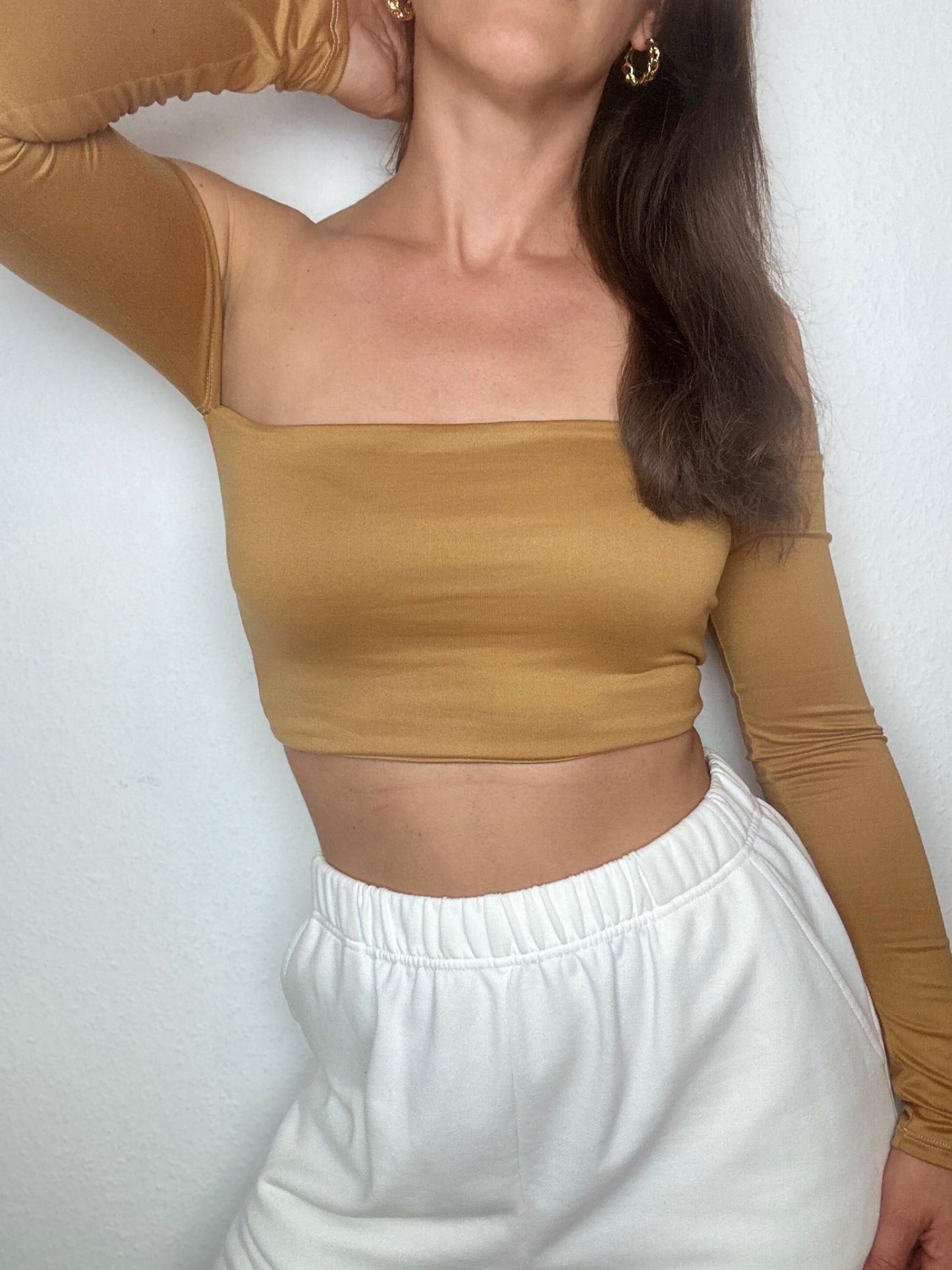 Top Eli One-Color Long with removable Ribbon