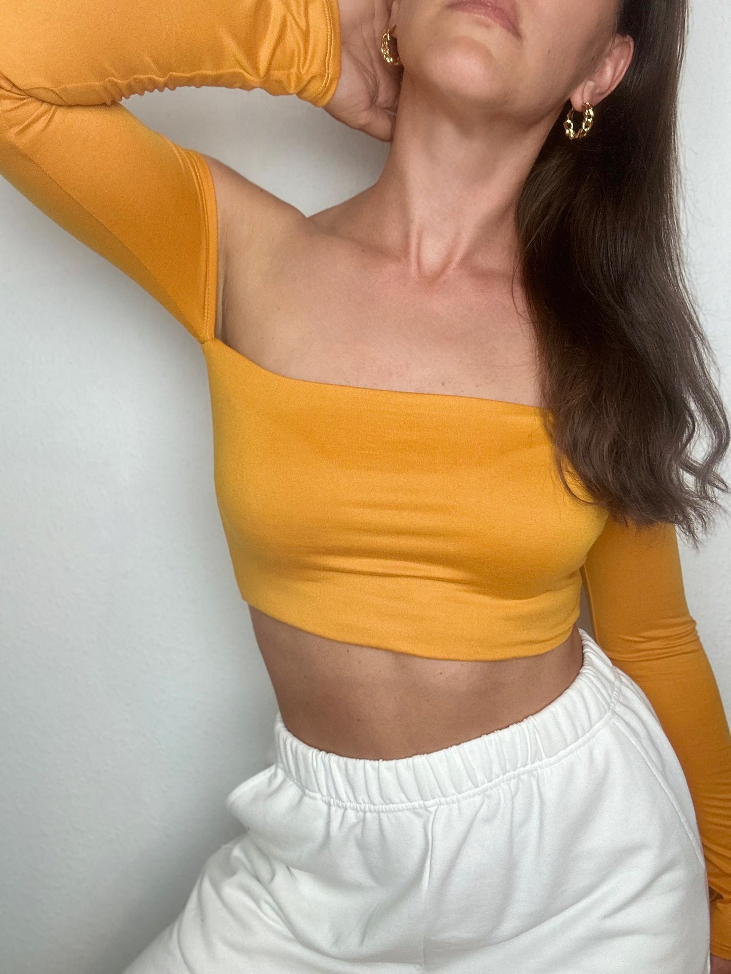 Top Eli One-Color Long with removable Ribbon