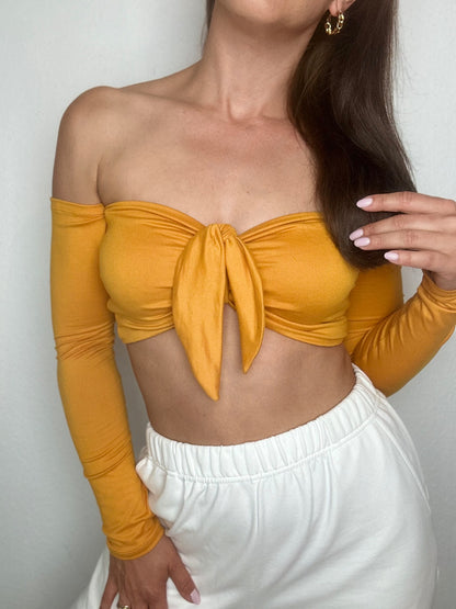 Top Eli One-Color Long with removable Ribbon