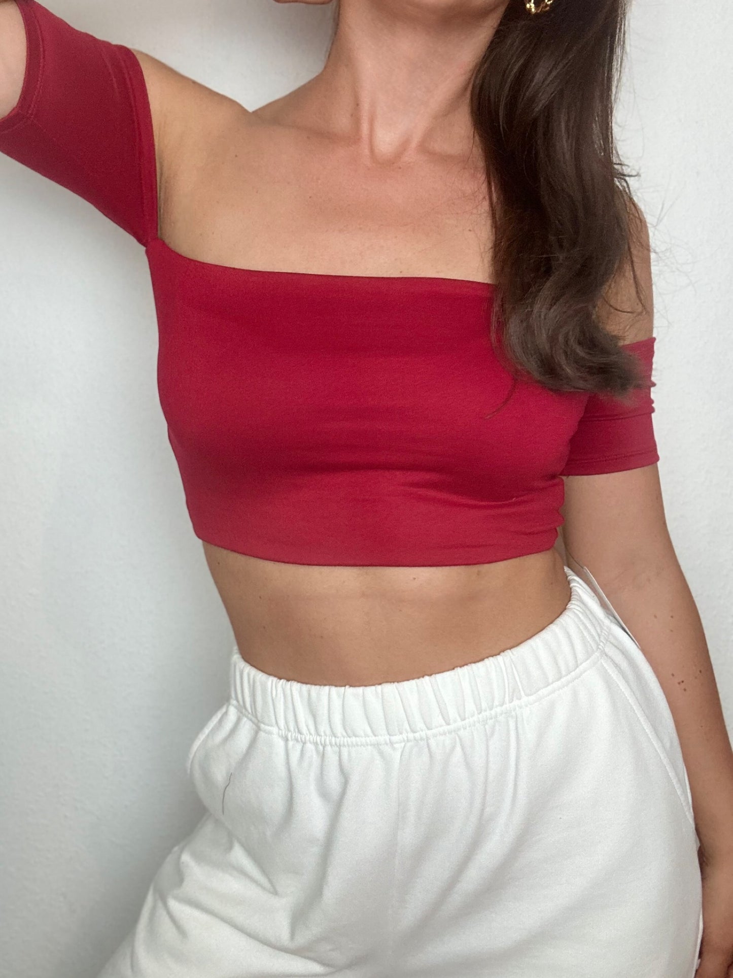 Top Eli One-Color Short with removable Ribbon