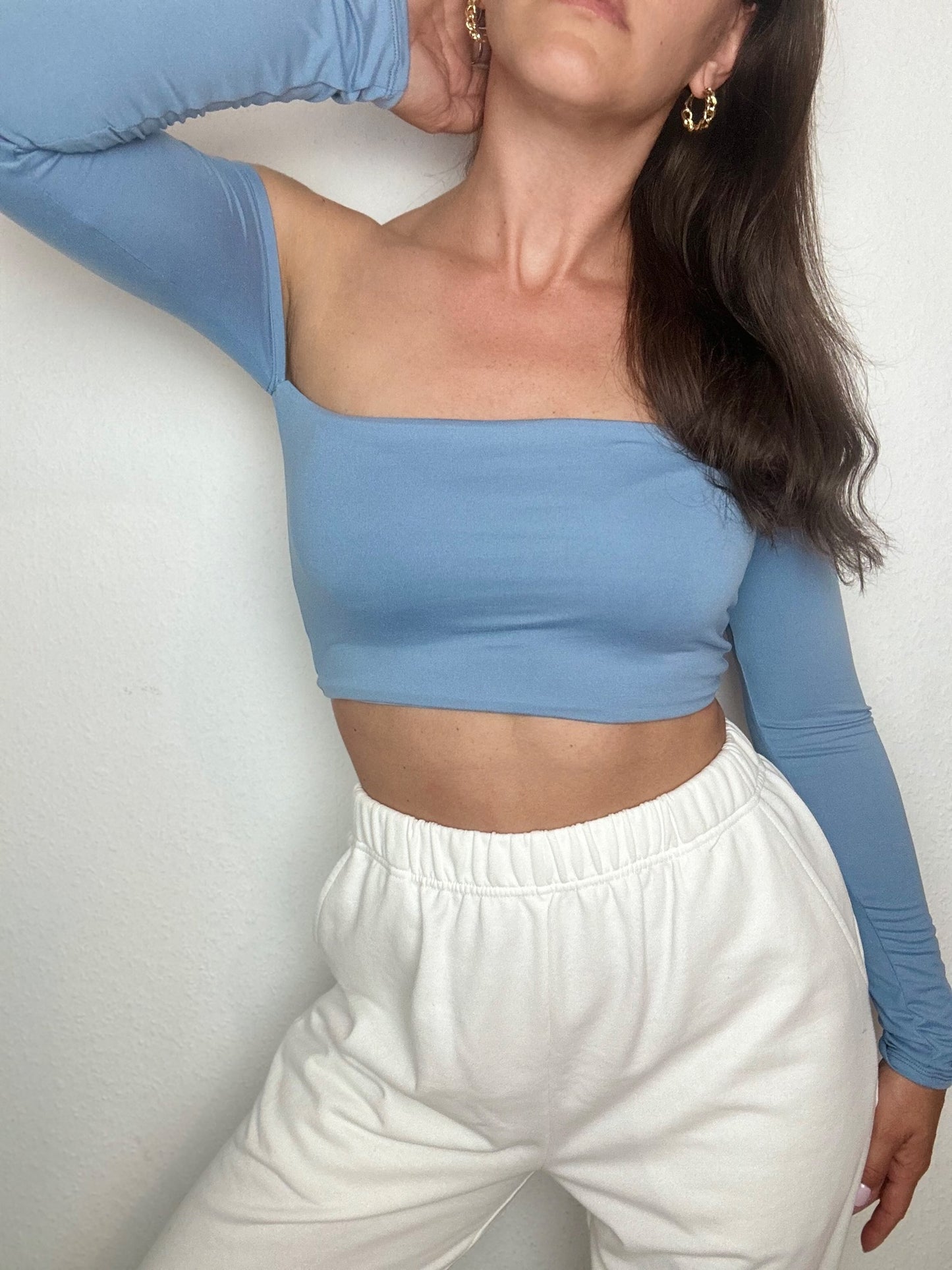 Top Eli One-Color Long with removable Ribbon
