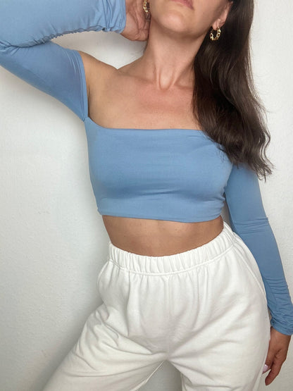 Top Eli One-Color Long with removable Ribbon