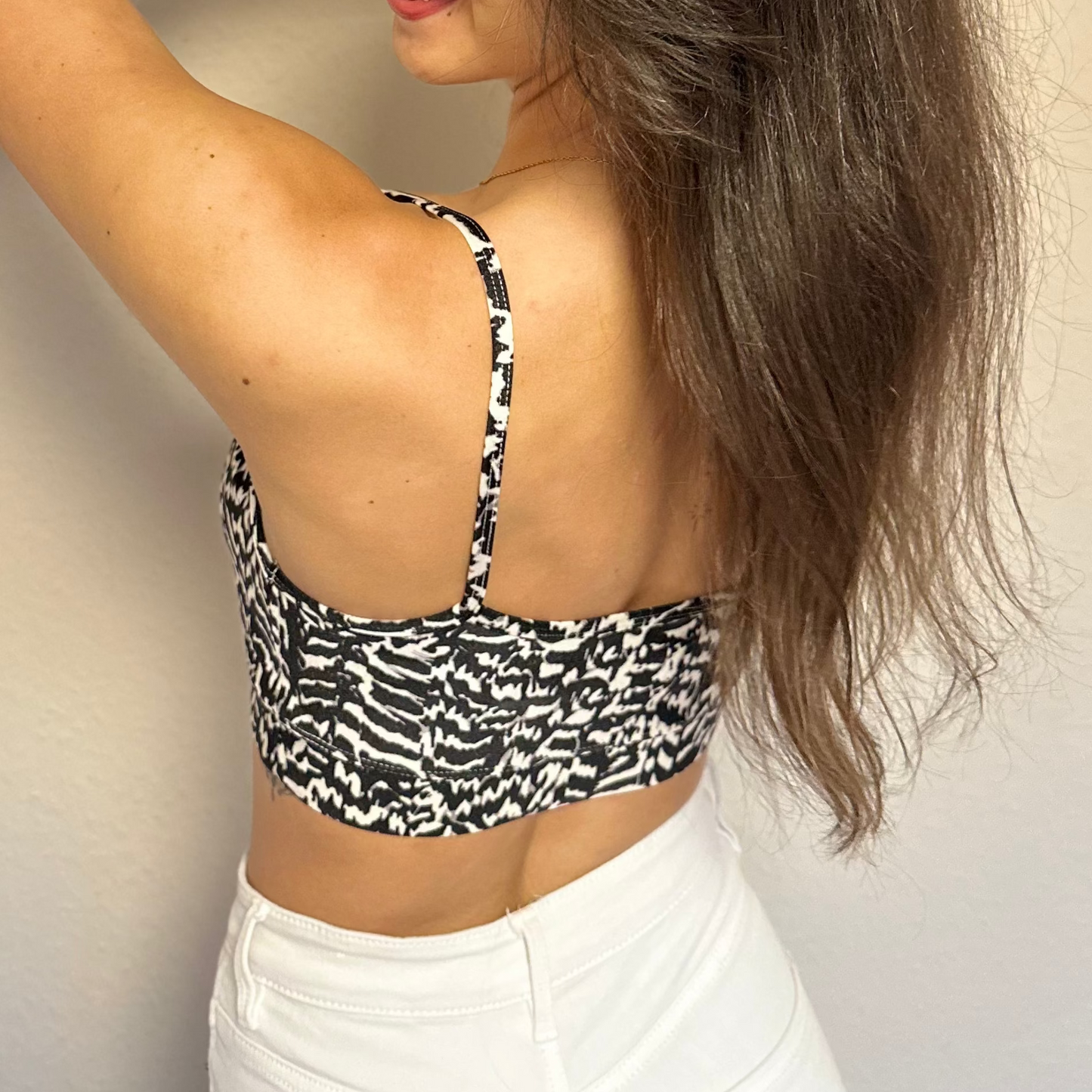Bralette Top Animal Print