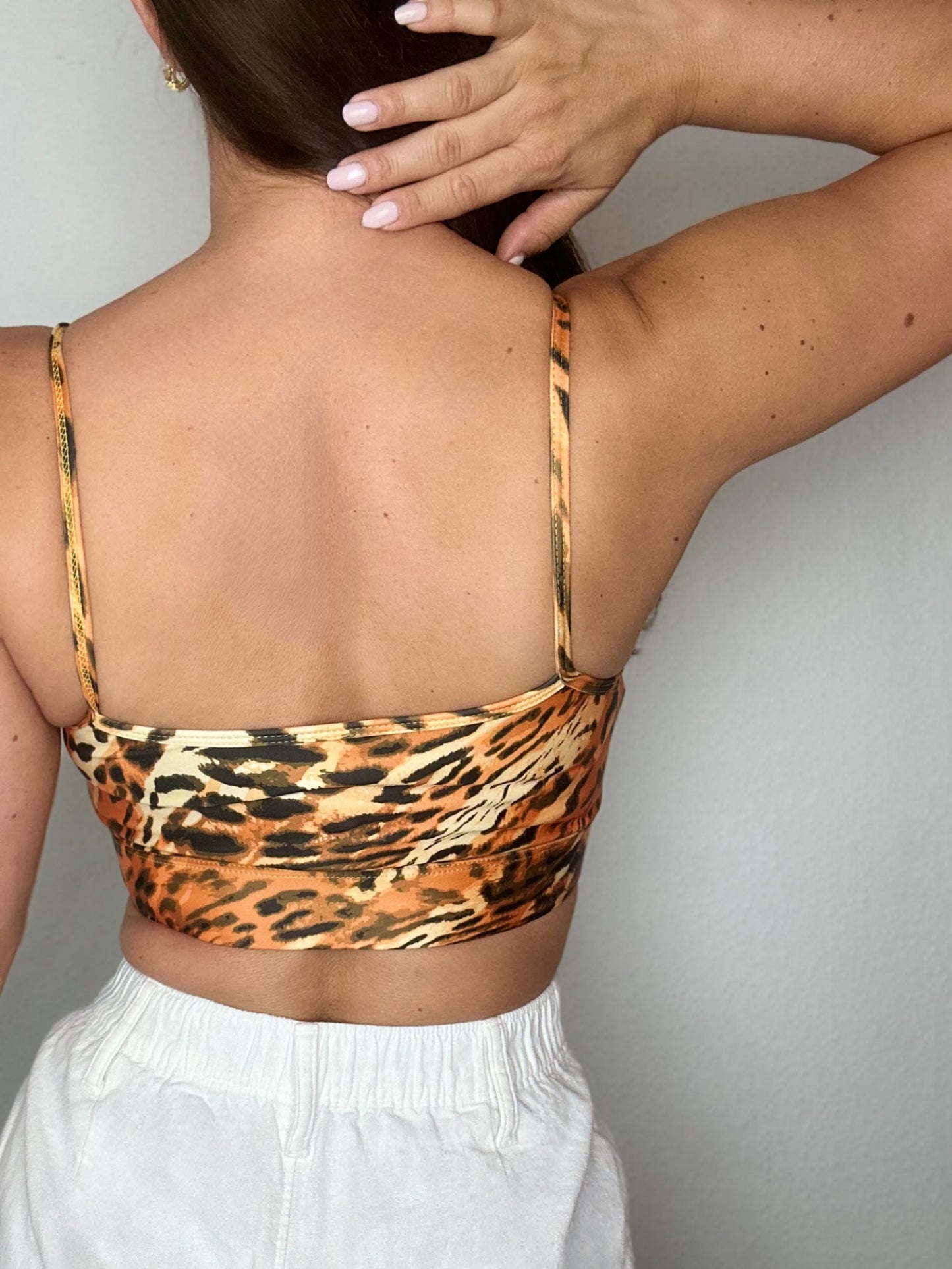 Bralette Top Animal Print