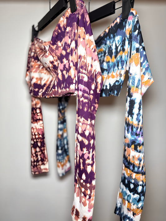 Top Eli Tie-Dye Long with removable Ribbon